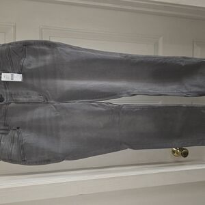 Lane Bryant Gray Straight Leg Jeans